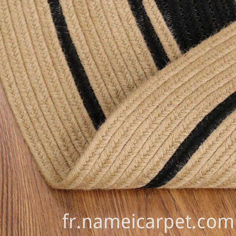 Jute Hemp Braided Wovencarpet Area Rug Floor Mats 94